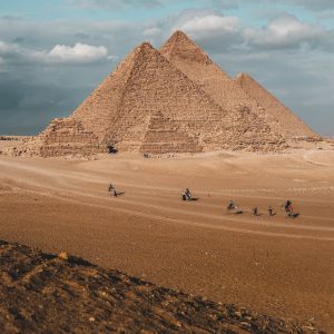 Great Pyramids and the Grand Egyptian Museum.
